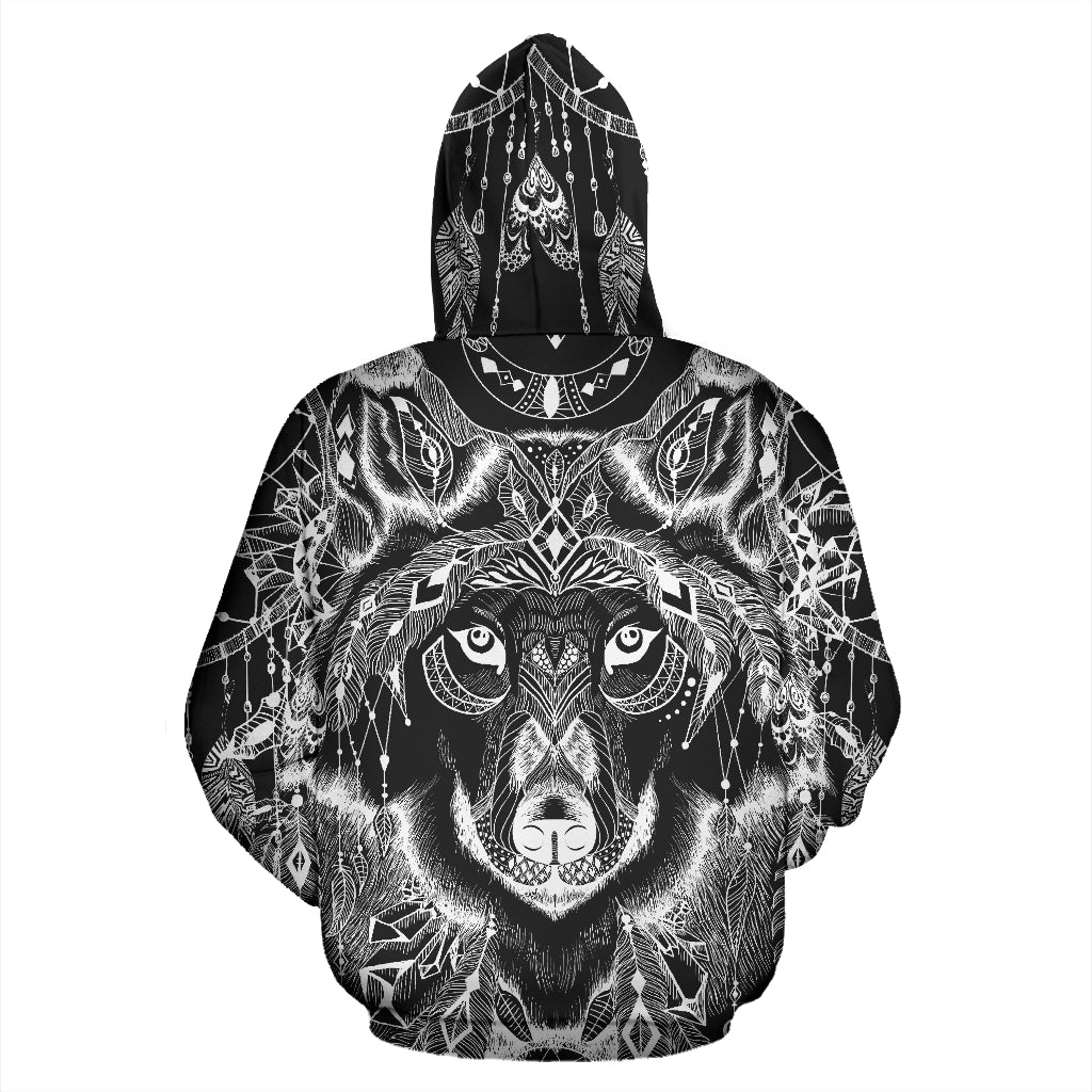 Boho Wolf Hoodie - Top Content | POD Collection | Free Shipping