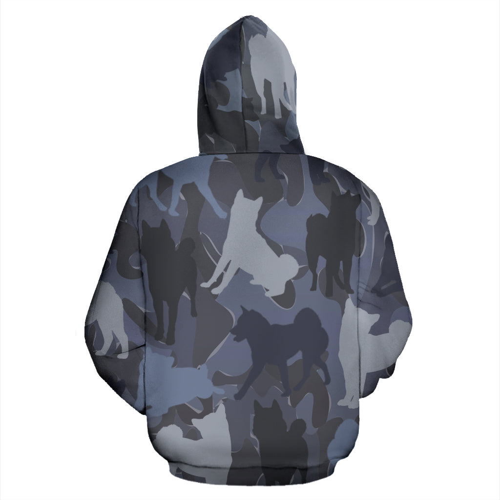 Shiba Inu Dark Blue Hoodie