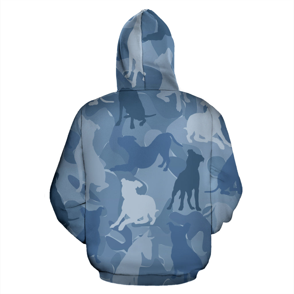 Pitbull Light Blue Hoodie