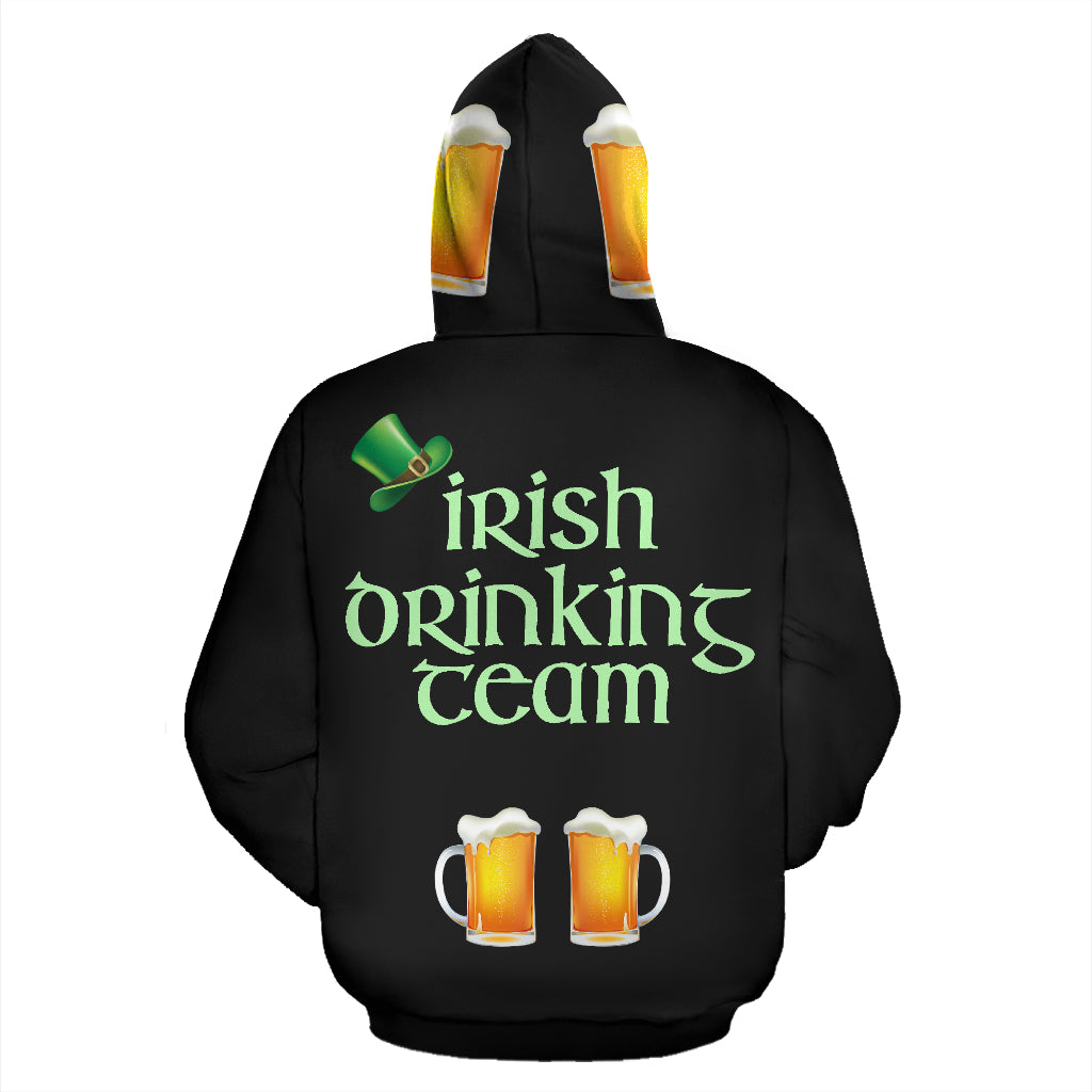 St Patricks Day All Over Hoodie - Top Content | POD Collection | Free Shipping