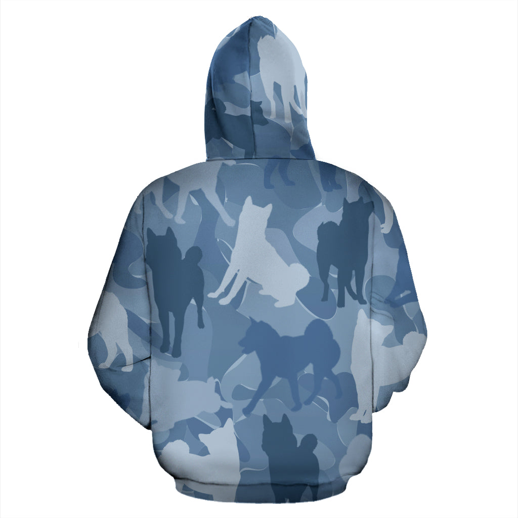 Shiba Inu Light Blue Hoodie