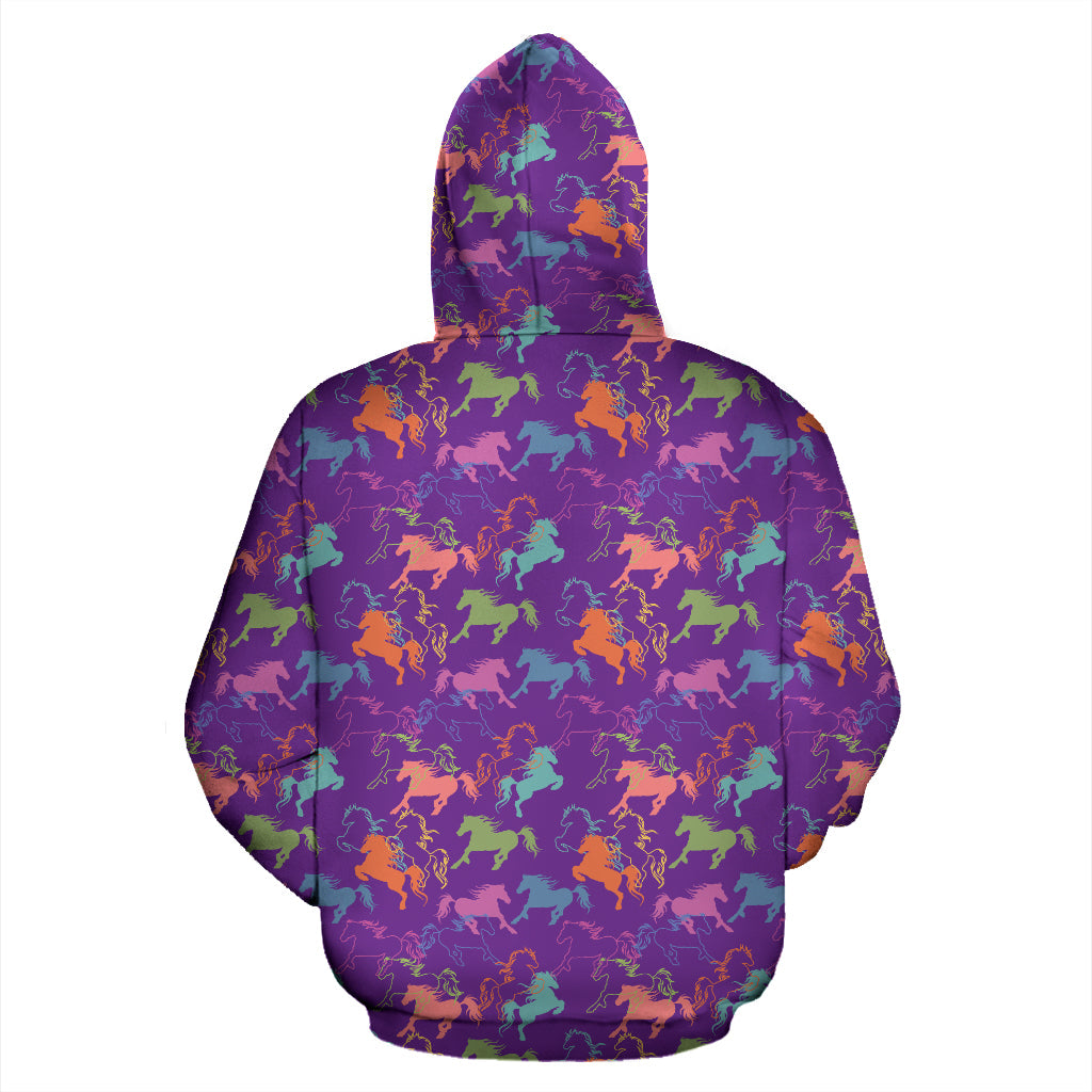 Purple Horse Hoodies - Top Content | POD Collection | Free Shipping