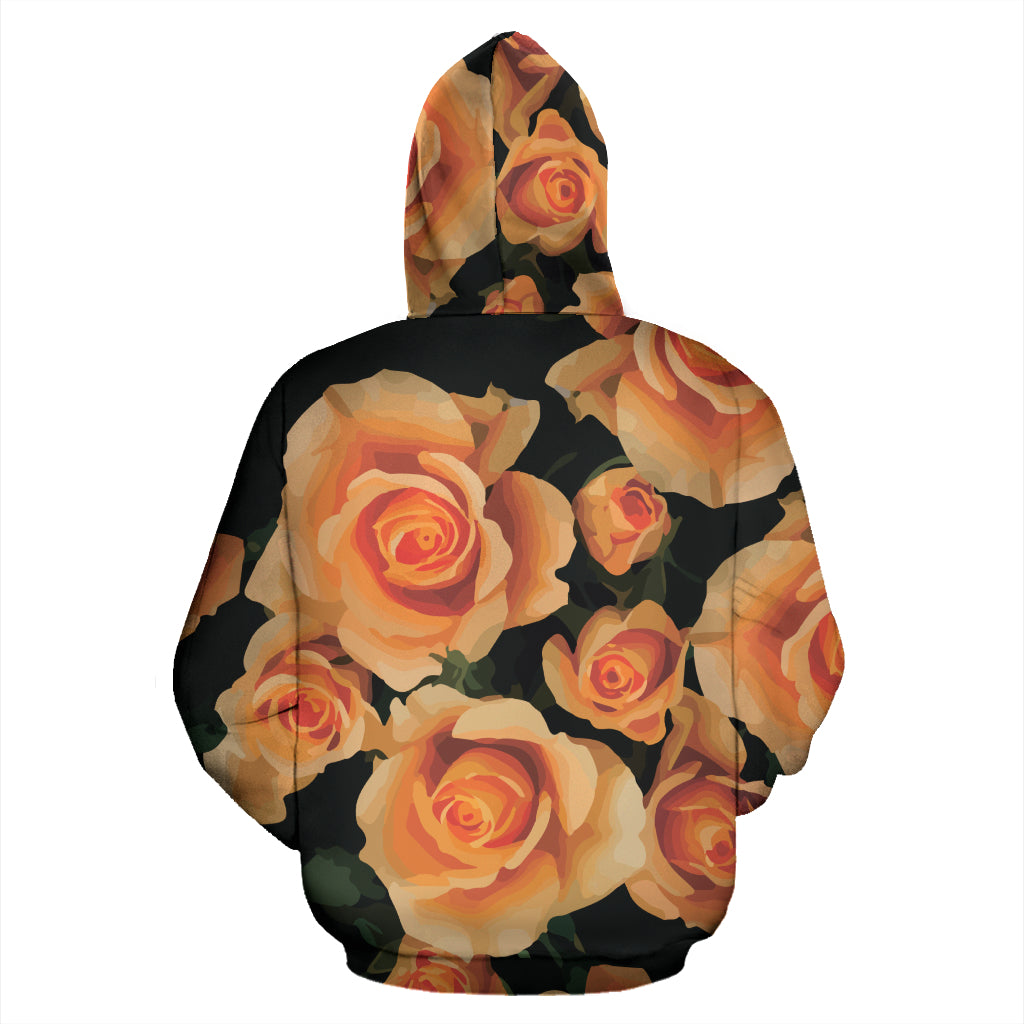 Black/Orange Floral - Top Content | POD Collection | Free Shipping