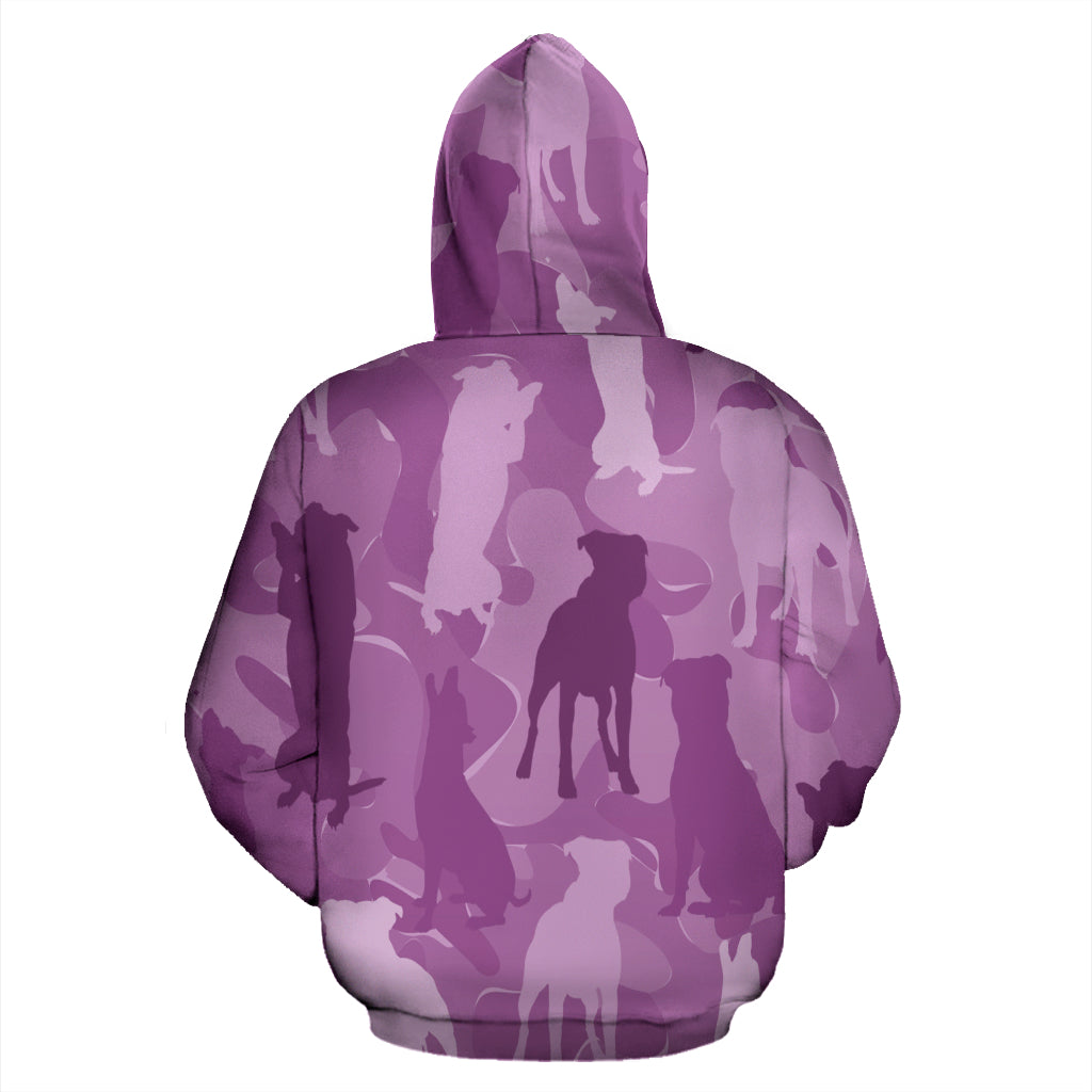 Staffordshire Bull Terrier (Staffie) Pink Hoodie