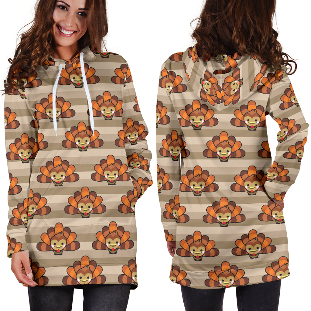 Thankful Turkey Hoodie Dress