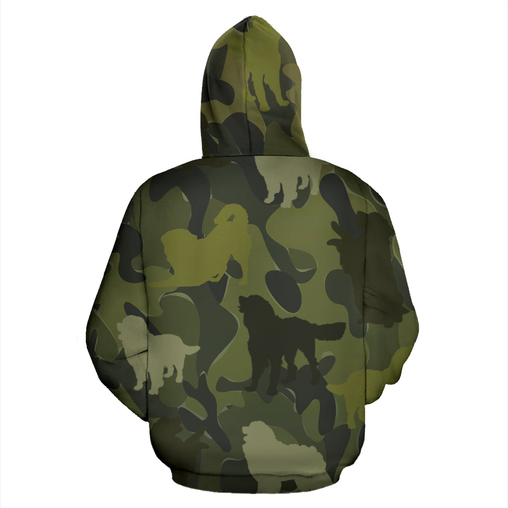 Bernese Mountain Dark Green Hoodie