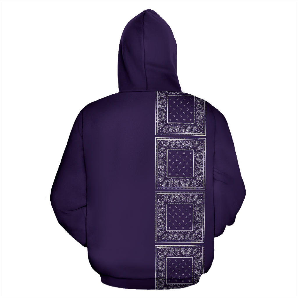 Lineup Royal Purple Bandana Pullover Hoodie