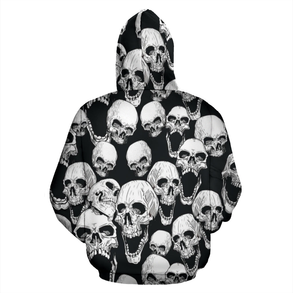 Screaming Skulls Men Hoodie