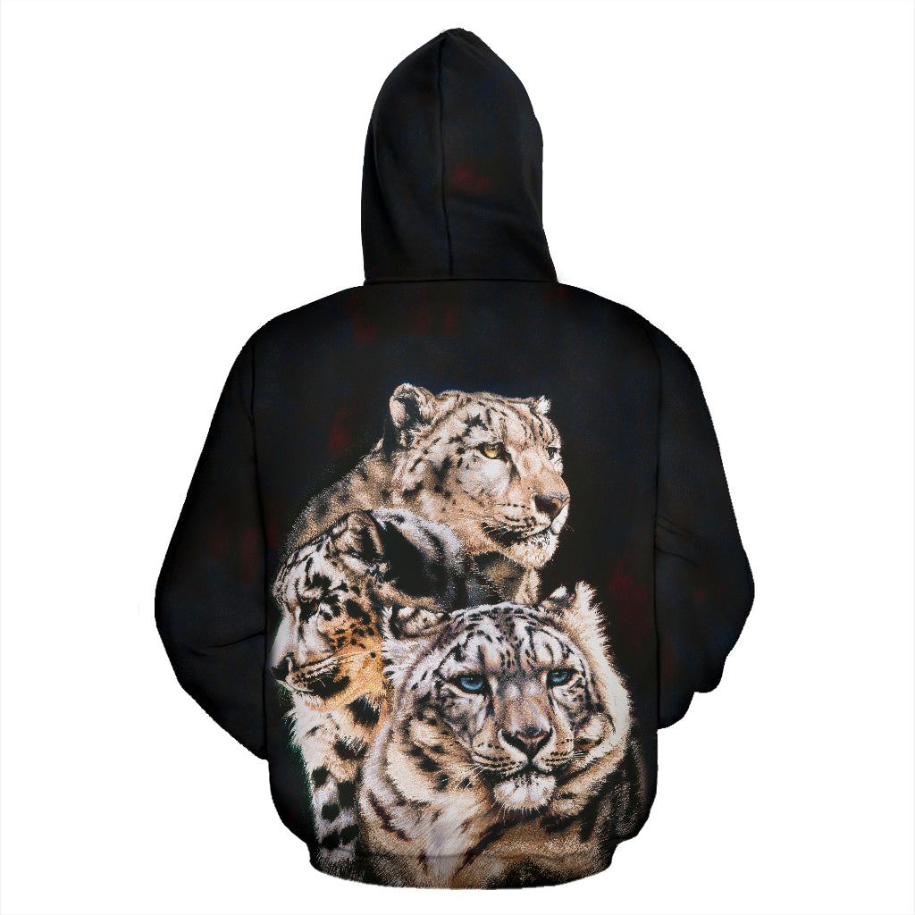 Snow Leopard Hoodie - Top Content | POD Collection | Free Shipping