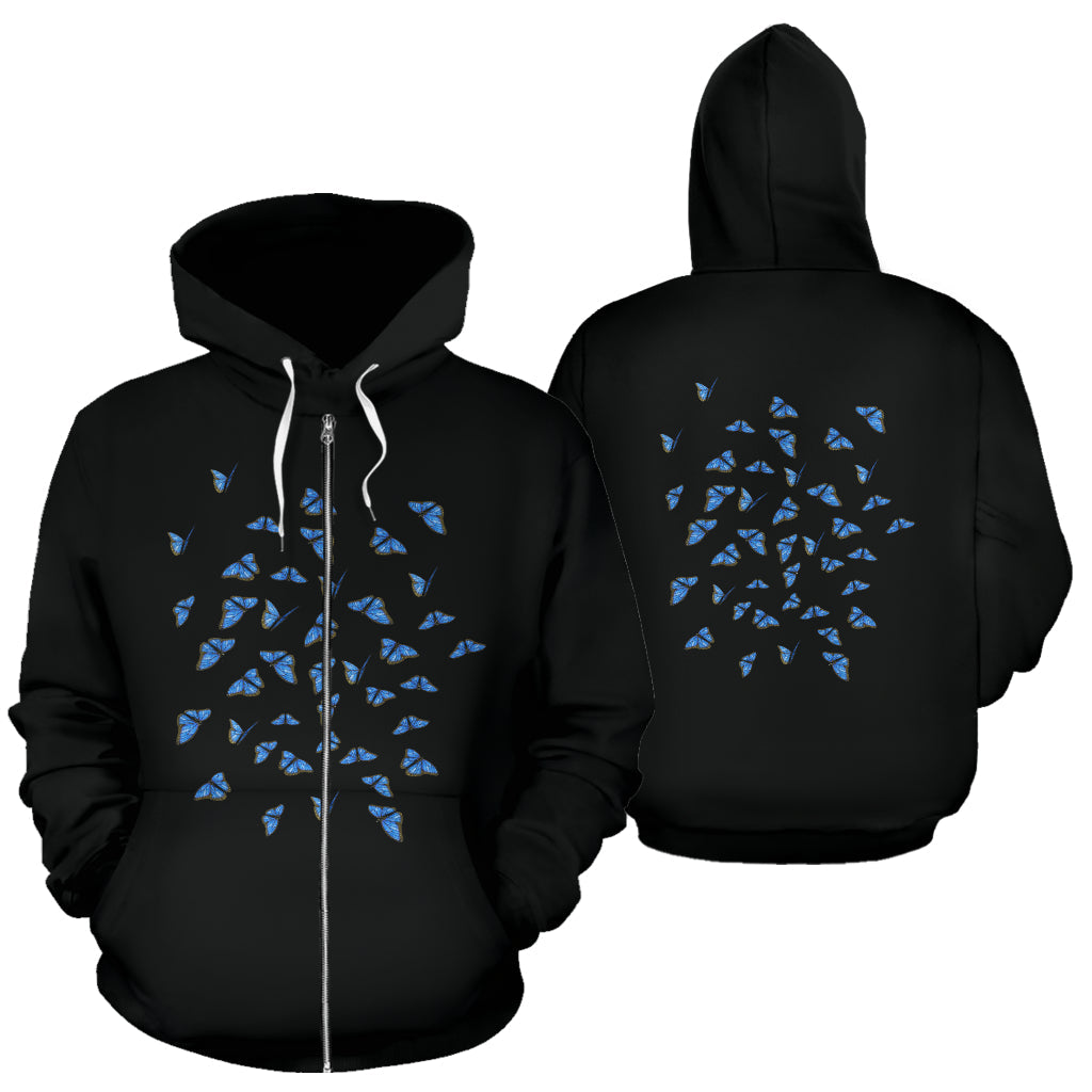 Butterfly Lovers Zip-Up Hoodie