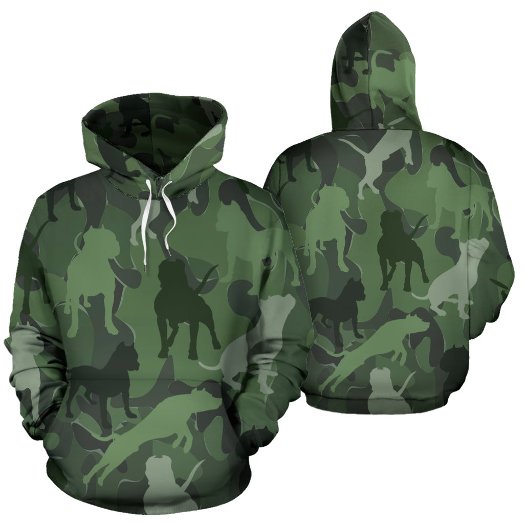 Pitbull Dark Green Hoodie