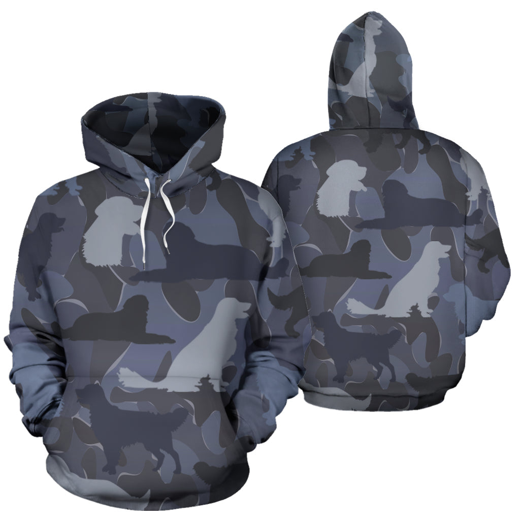 Golden Retriever Dark Blue Hoodie