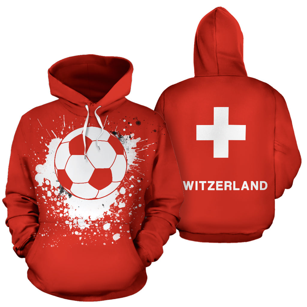 Switzerland Soccer Hoodie - Top Content | POD Collection | Free Shipping