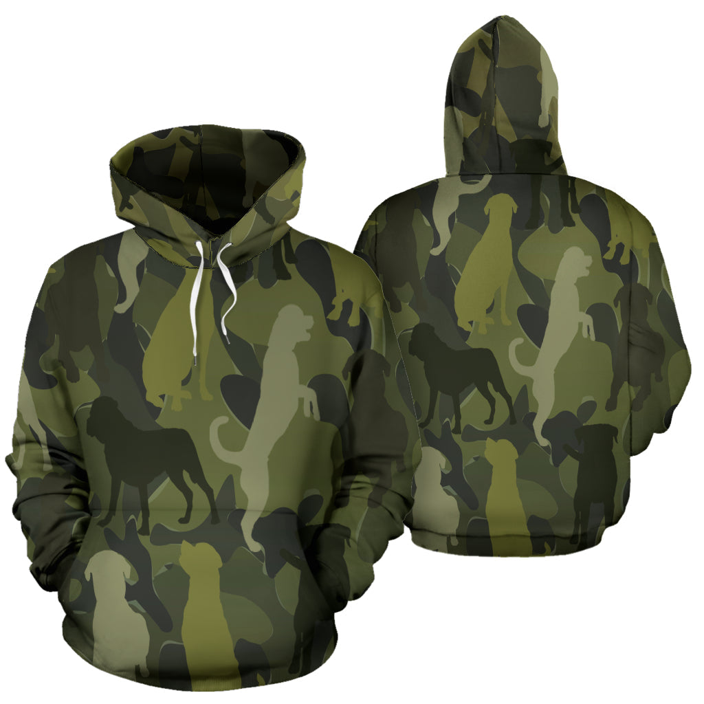 Rottweiler Dark Green Hoodie