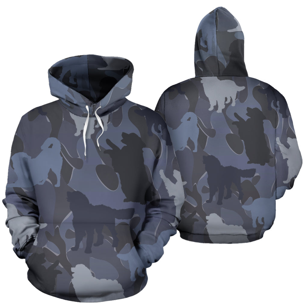 Bernese Mountain Dark Blue Hoodie