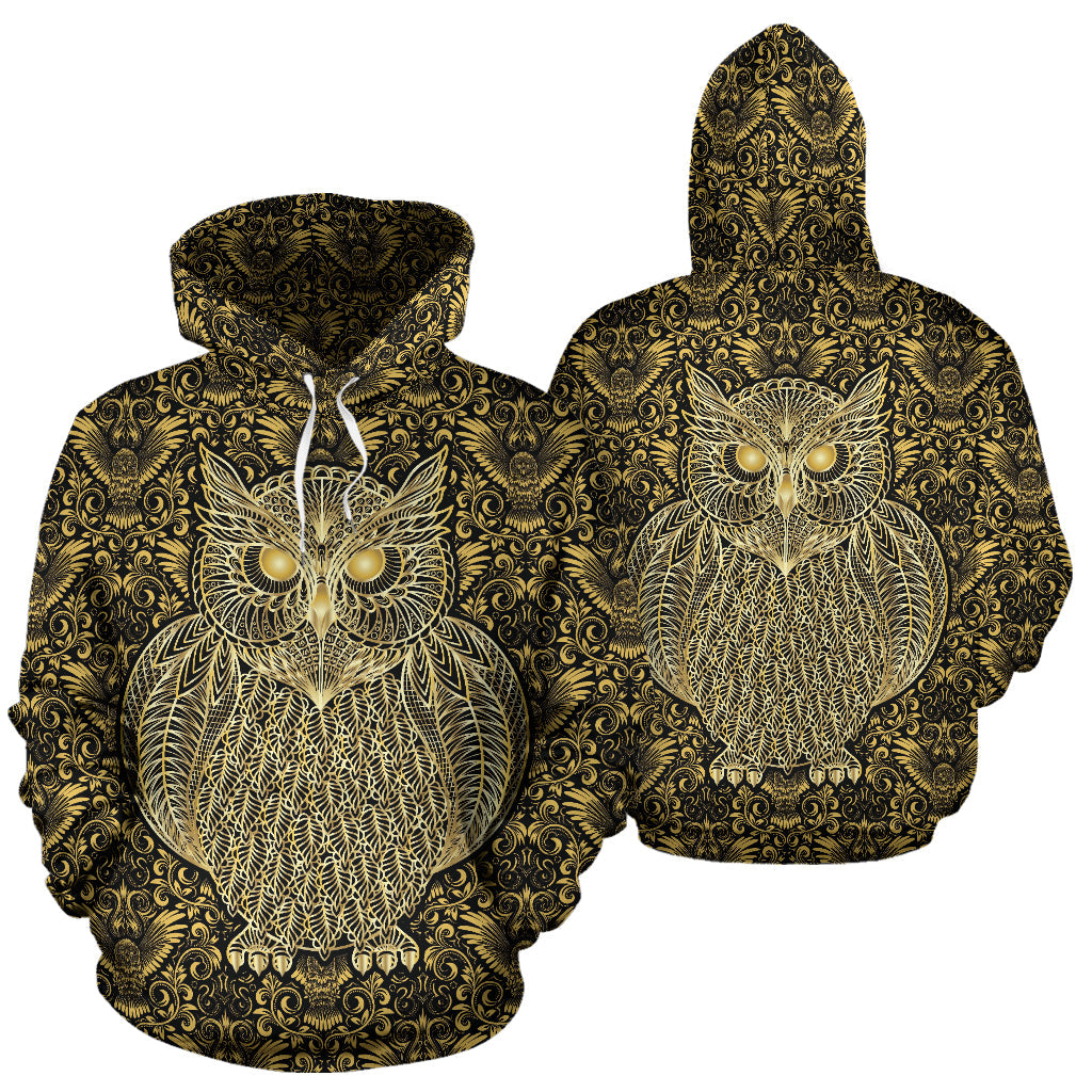 Gold Owl Hoodie