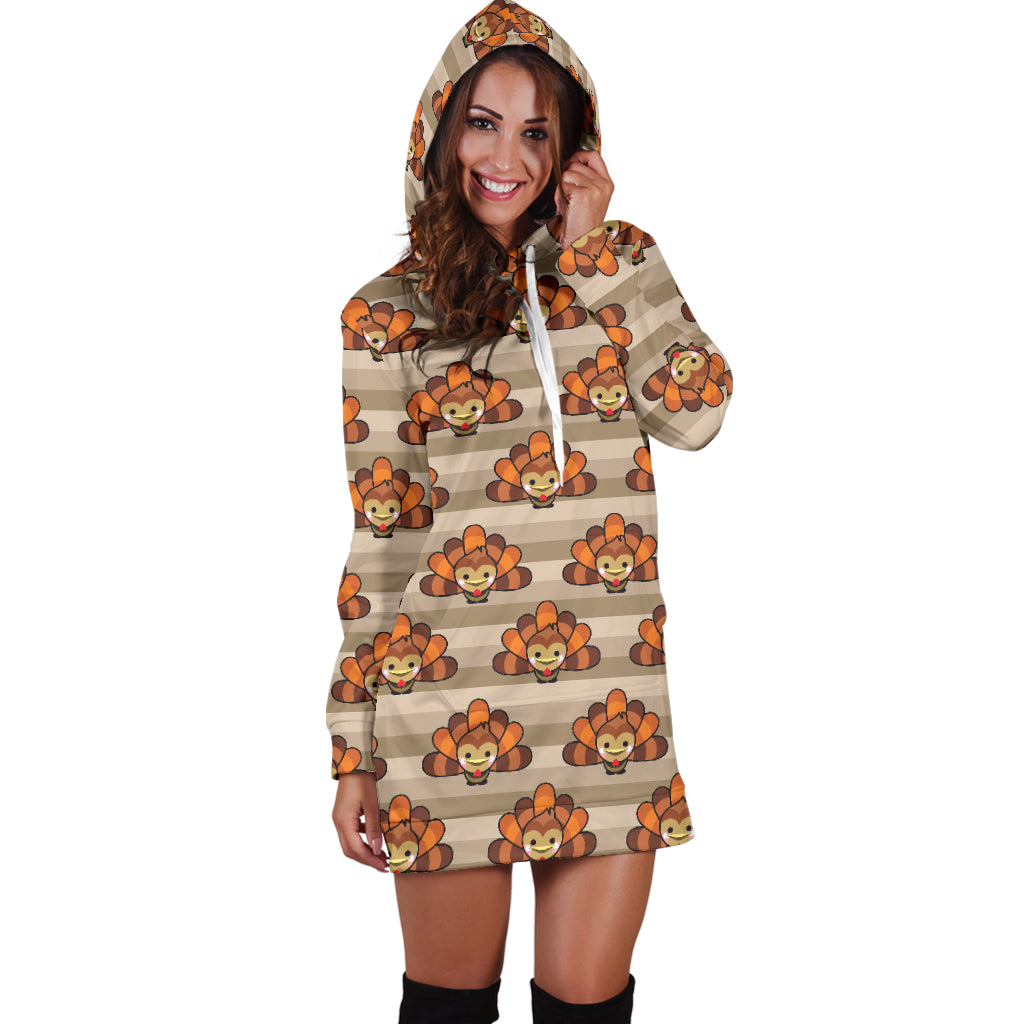 Thankful Turkey Hoodie Dress