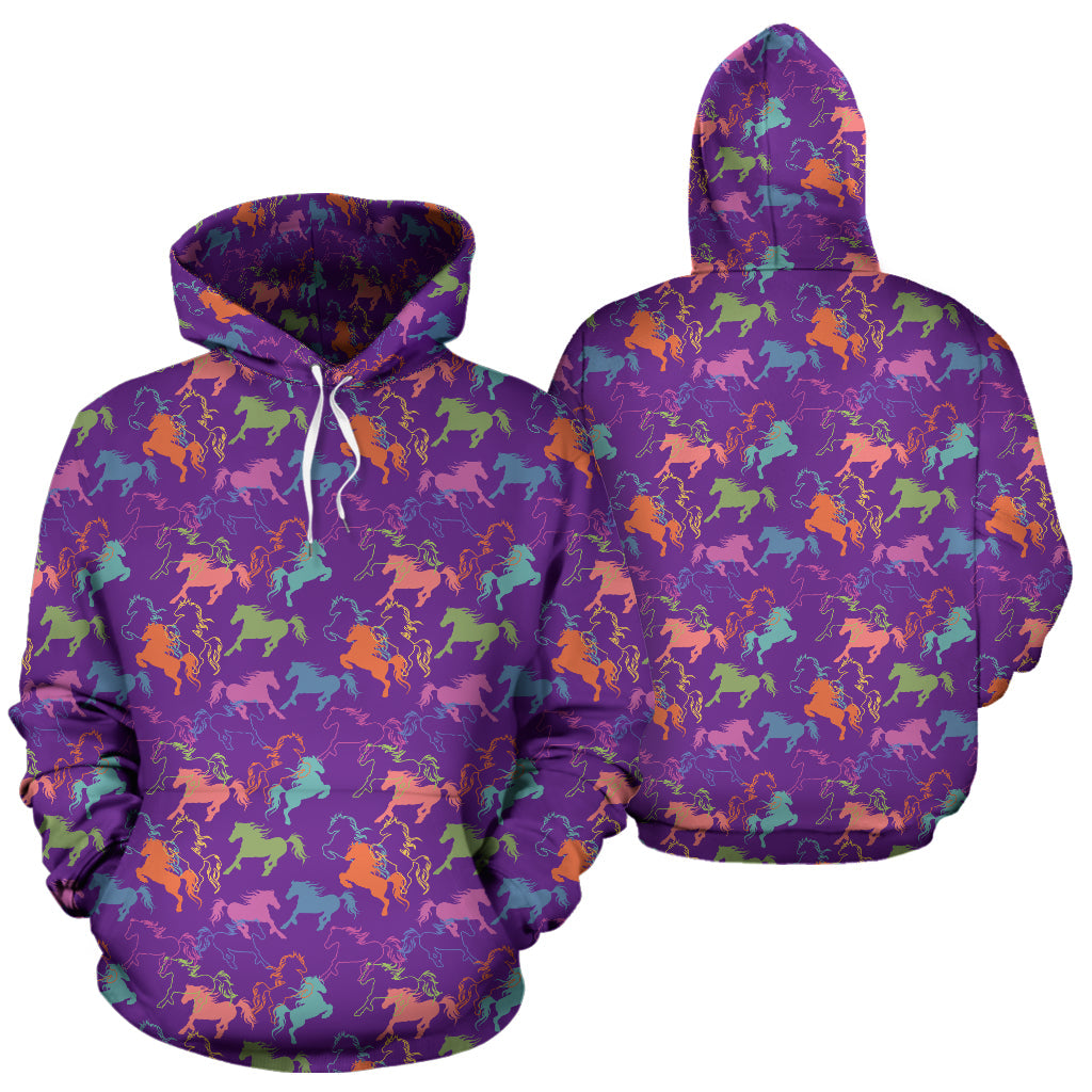 Purple Horse Hoodies - Top Content | POD Collection | Free Shipping