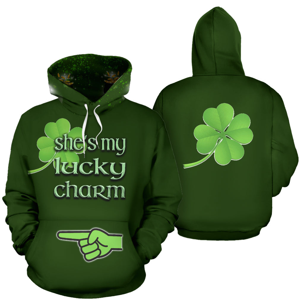 St Patricks She's Lucky Charm Hoodie - Top Content | POD Collection | Free Shipping