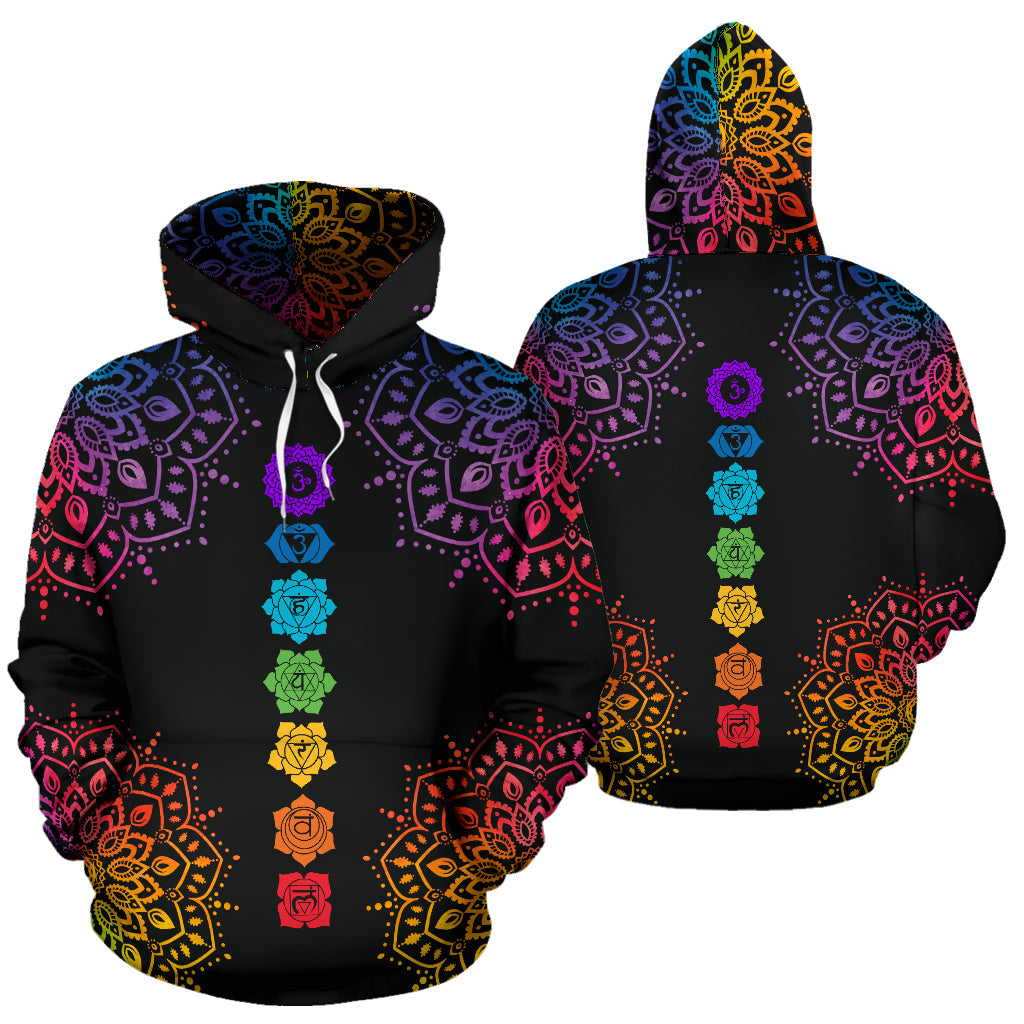 Chakra Mandala Hoodie - Top Content | POD Collection | Free Shipping