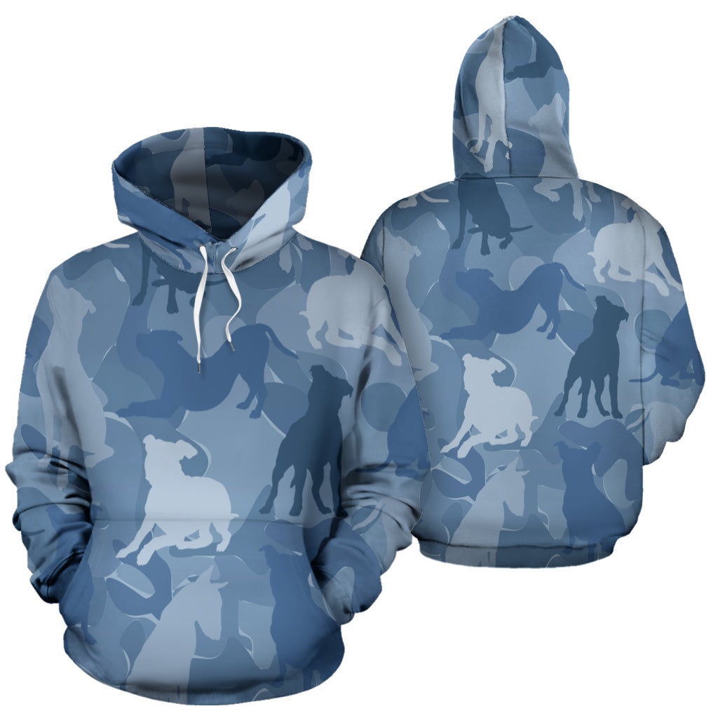 Pitbull Light Blue Hoodie