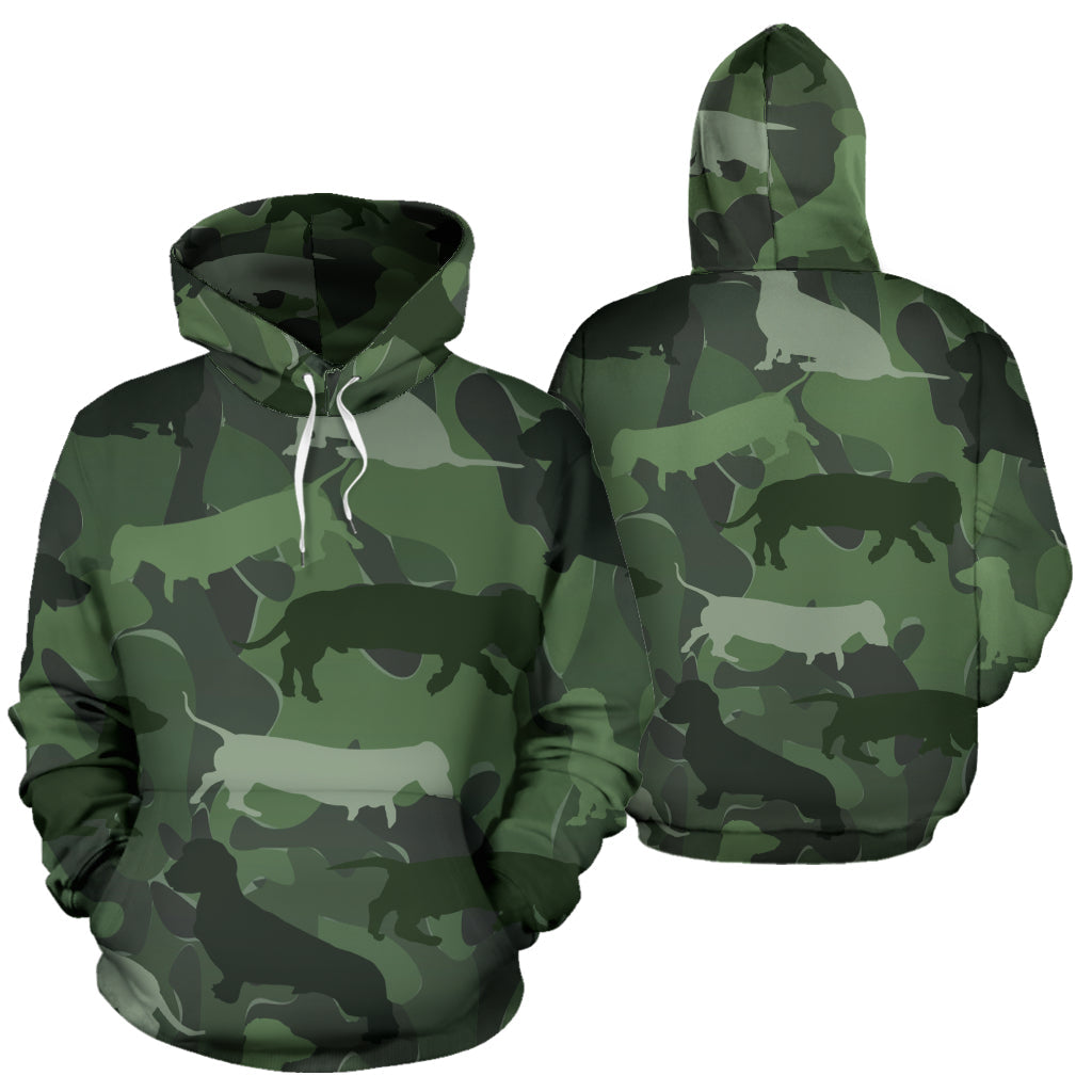 Dachshund Light Green Hoodie