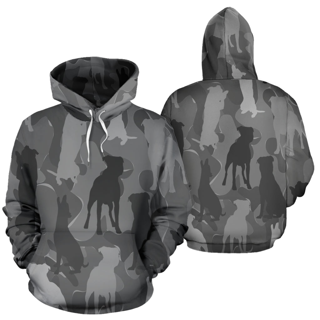 Staffordshire Bull Terrier (Staffie) Light Grey Hoodie