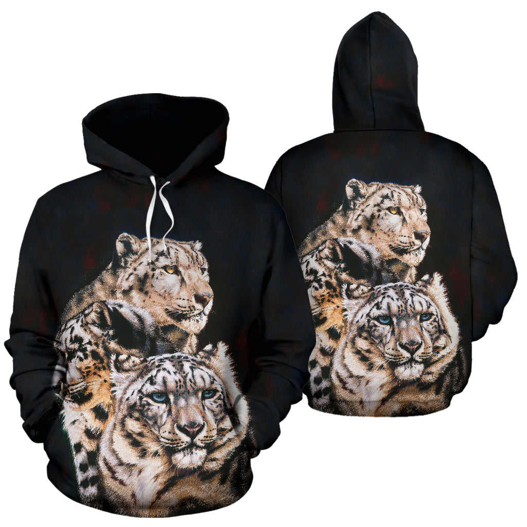 Snow Leopard Hoodie - Top Content | POD Collection | Free Shipping