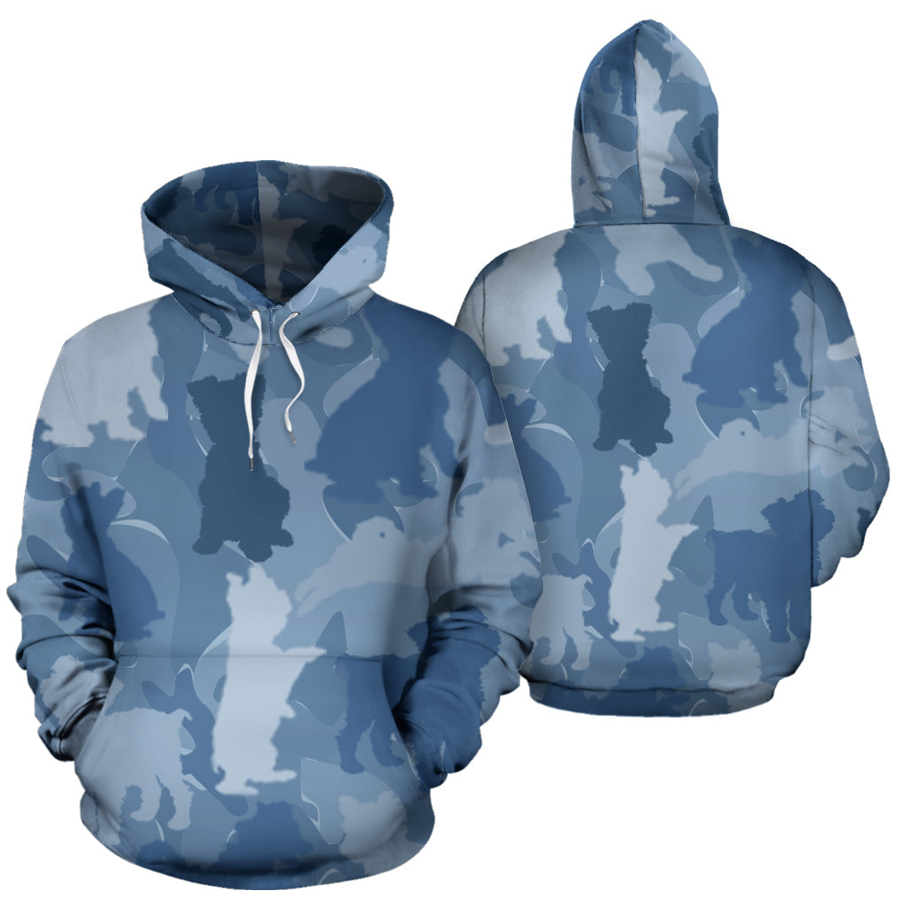 Yorkie Light Blue Hoodie