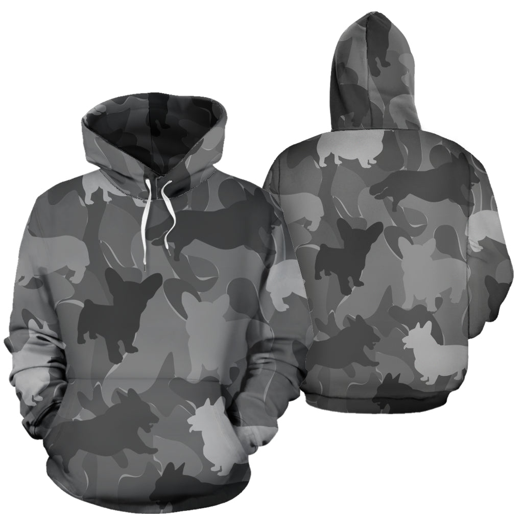 Corgi Light Grey Hoodie