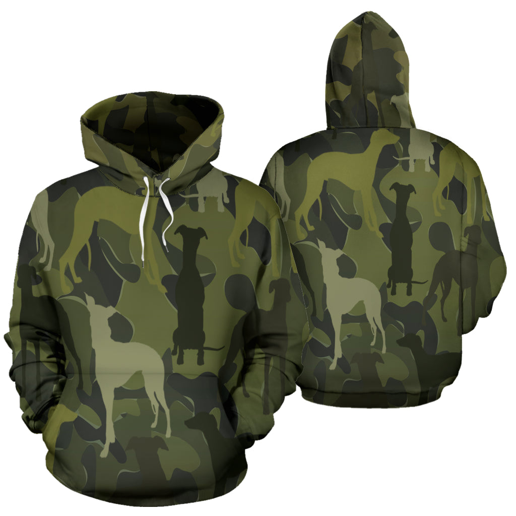 Whippet Dark Green Hoodie