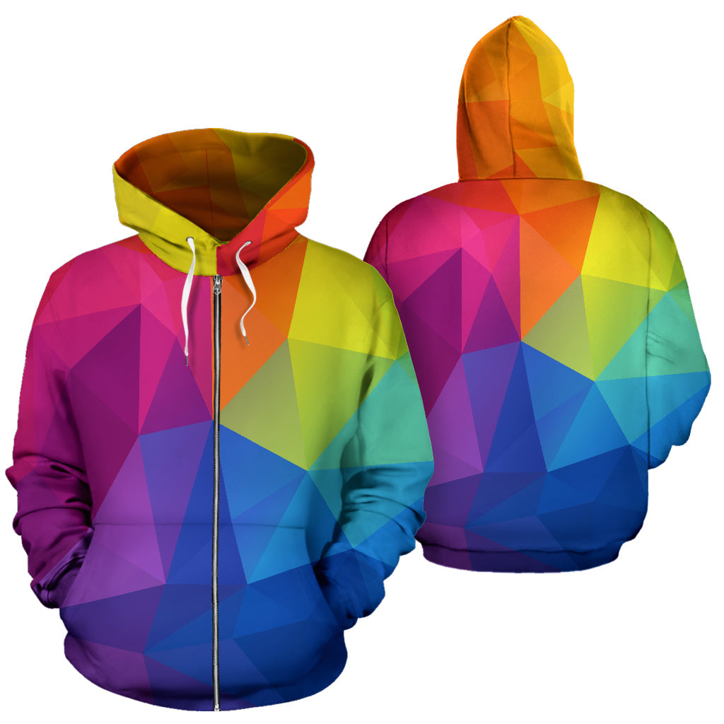 Psychedelic Zip-Up Hoodie