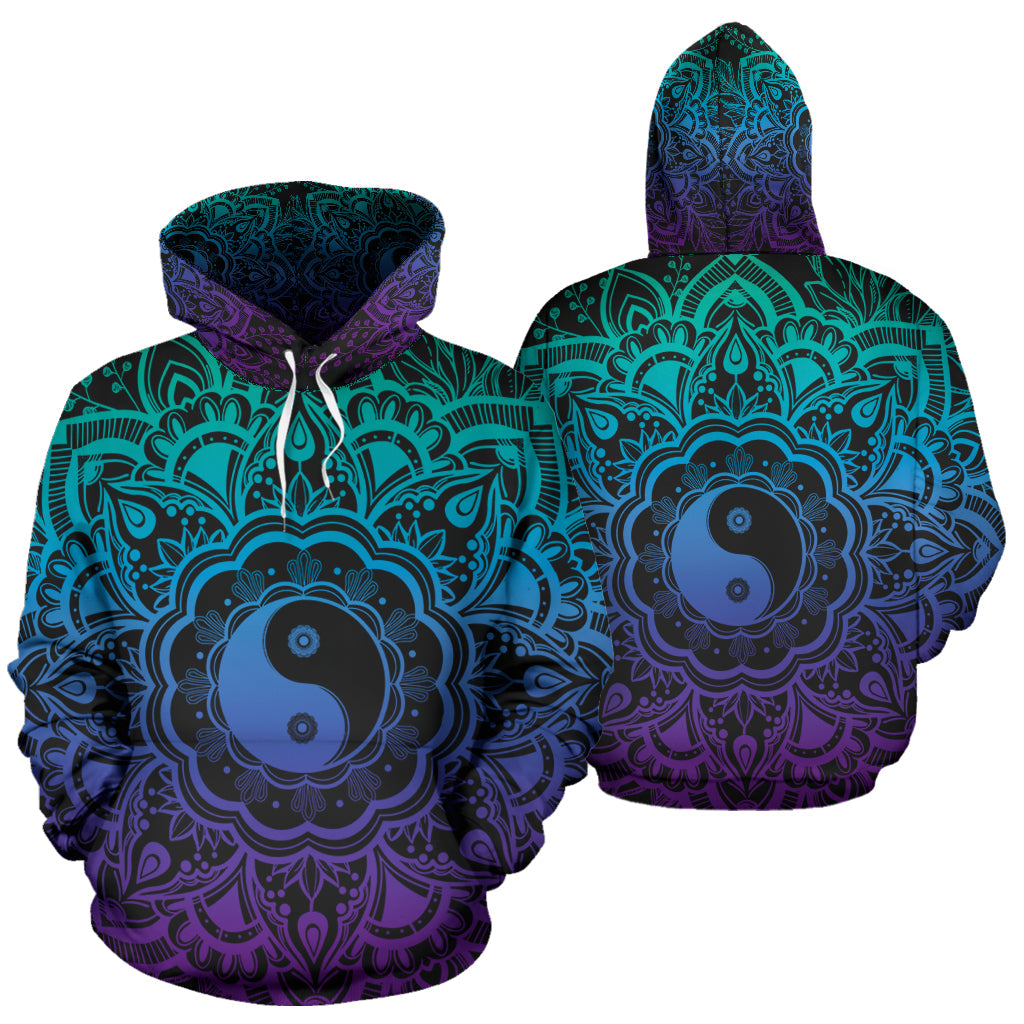 YinYang Mandala 2 Hoodie - Top Content | POD Collection | Free Shipping