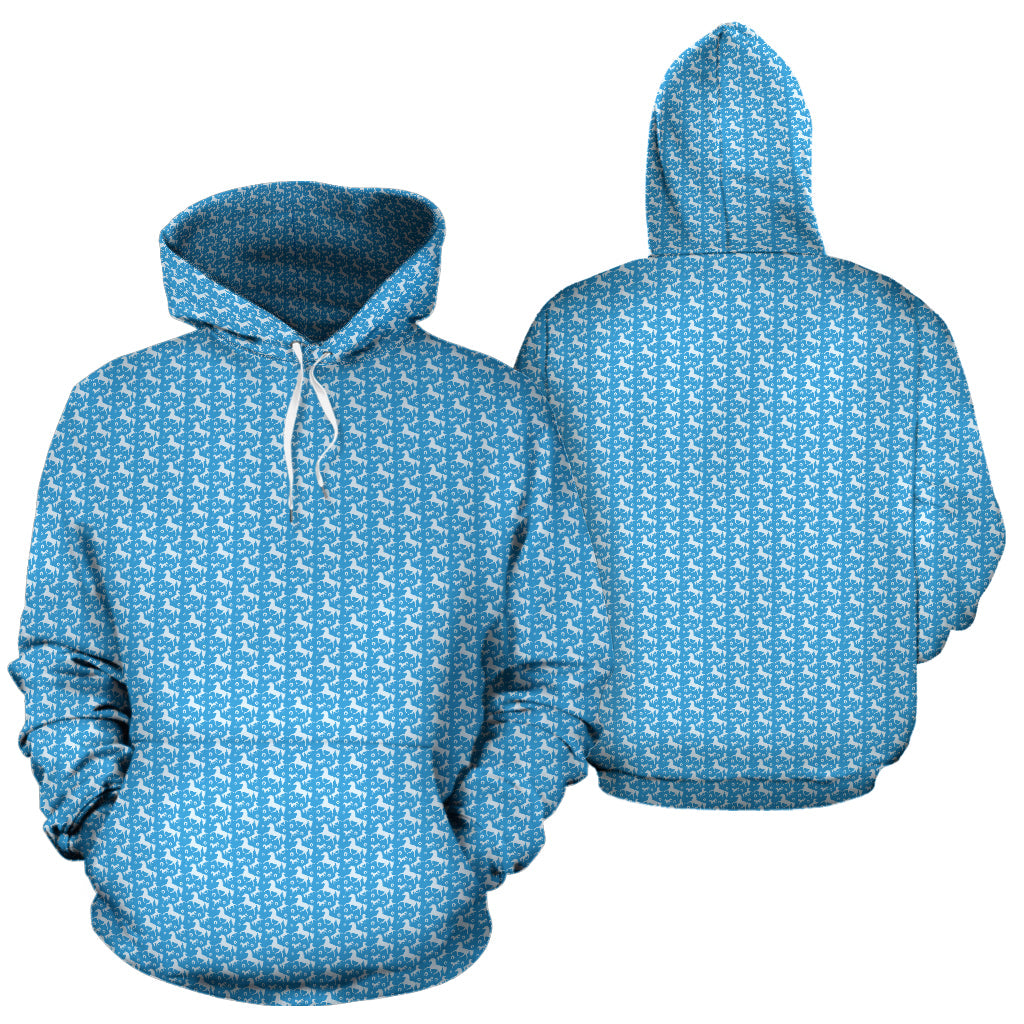 Sky Blue Horse s Hoodie