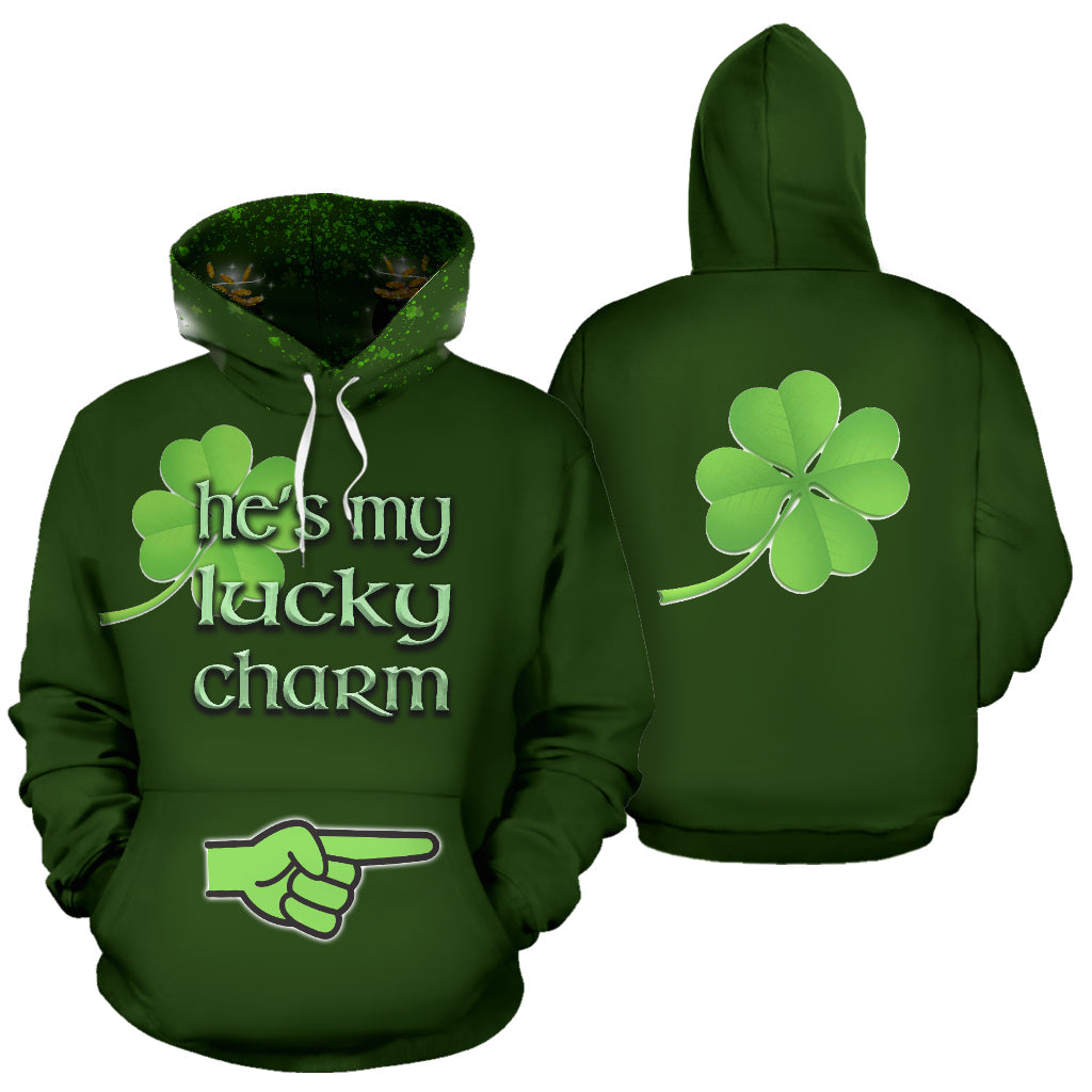 St Patricks He's Lucky Charm Hoodie - Top Content | POD Collection | Free Shipping