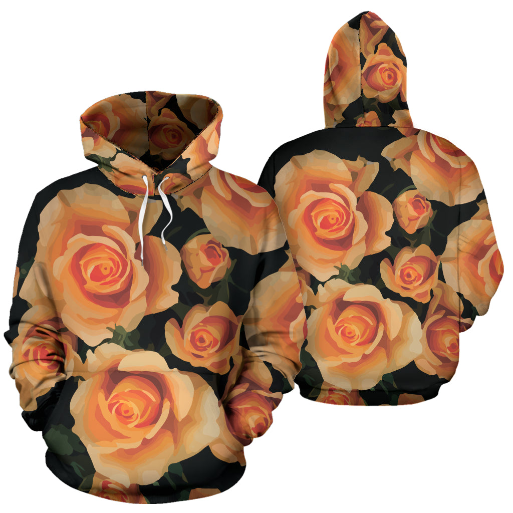 Black/Orange Floral - Top Content | POD Collection | Free Shipping