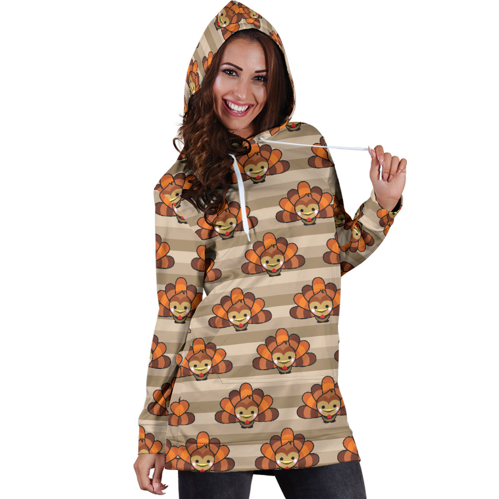 Thankful Turkey Hoodie Dress