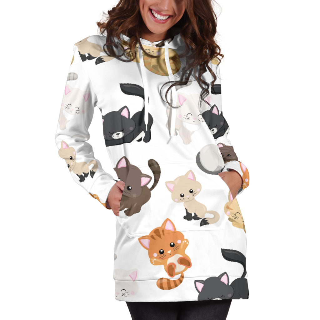 Kitty Kat Hoodie Dress