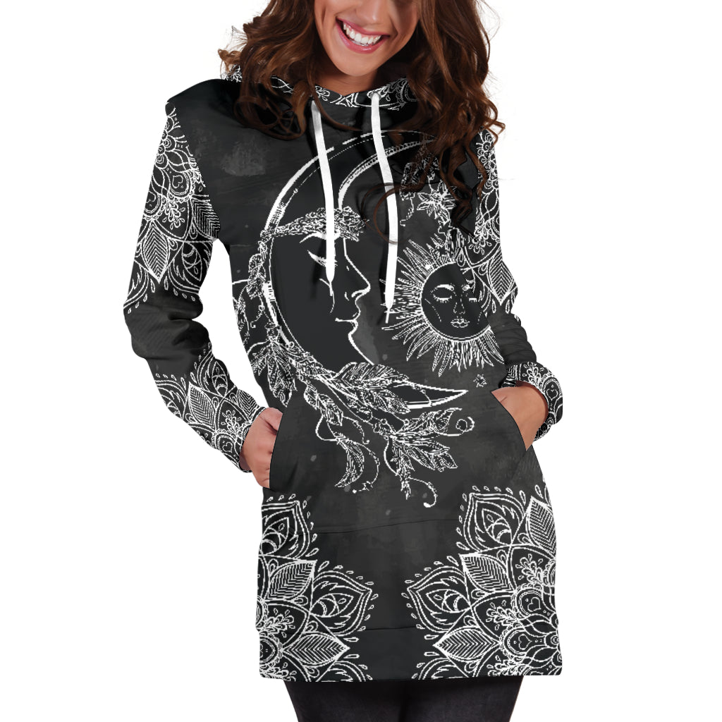 Sun & Moon Hoodie Dress