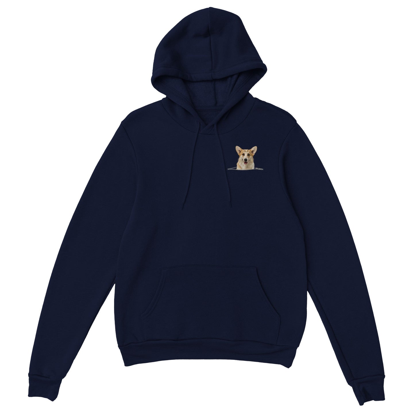 Pembroke Welsh Corgi Zip Unisex Pullover Hoodie