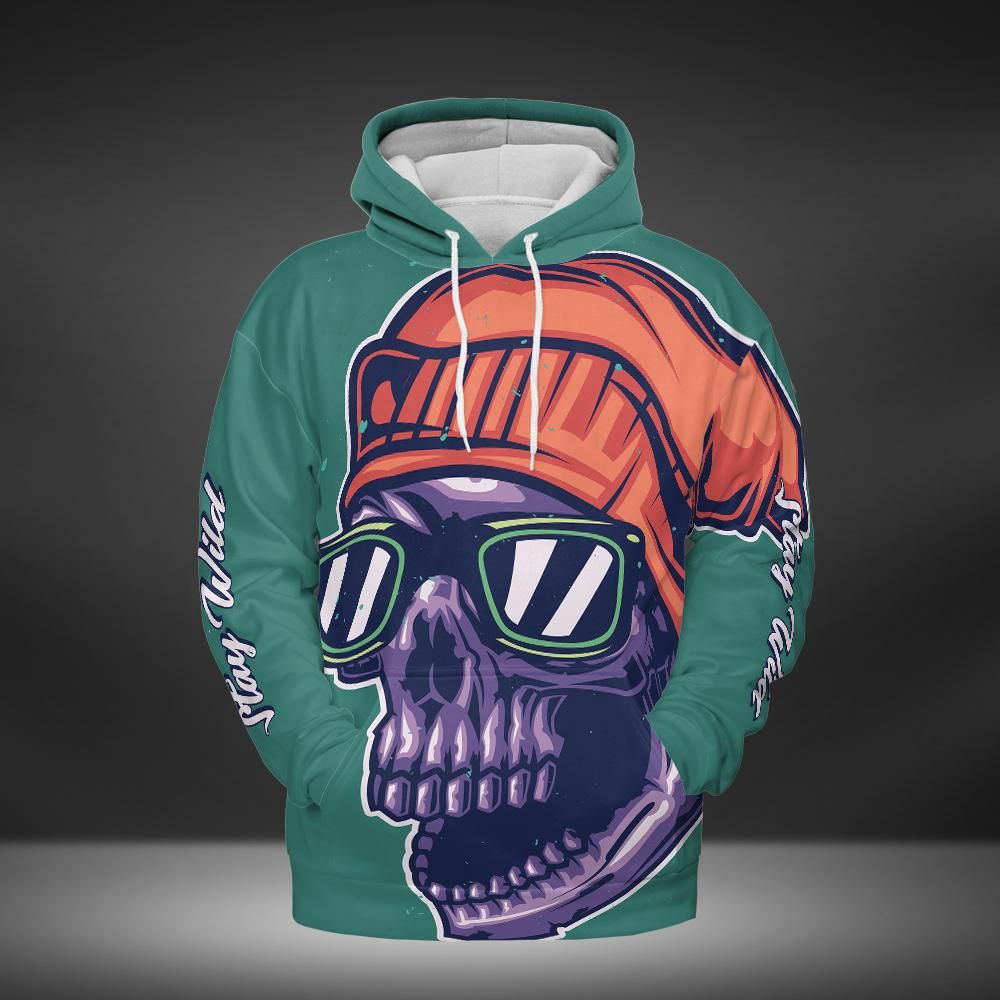 Stay Wild Scull Hoodie