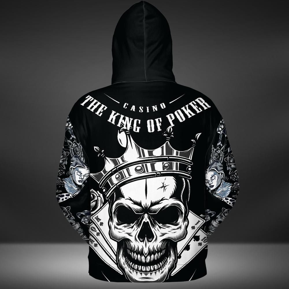 Lucky King Of Poker Hoodie