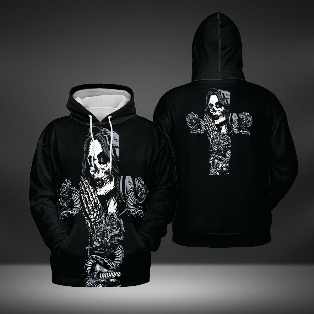 Black Cross Hoodie