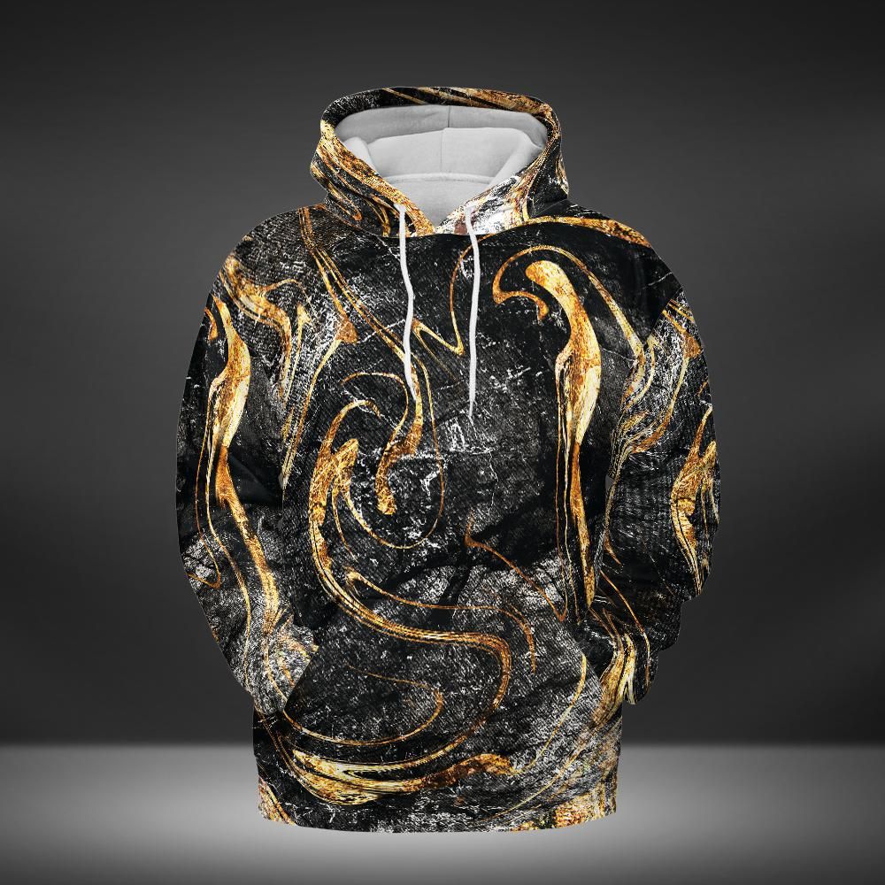 Marbled Style Hoodie