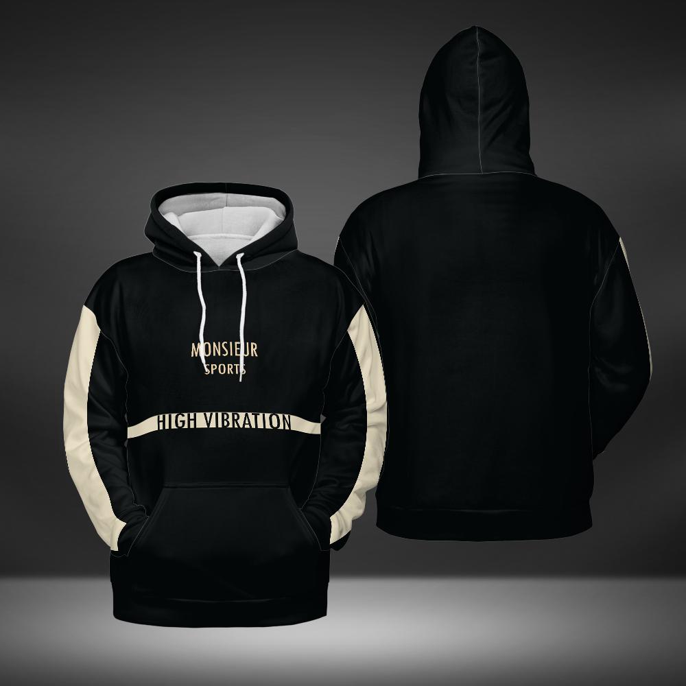 High Vibration Slogan Quote Hoodie