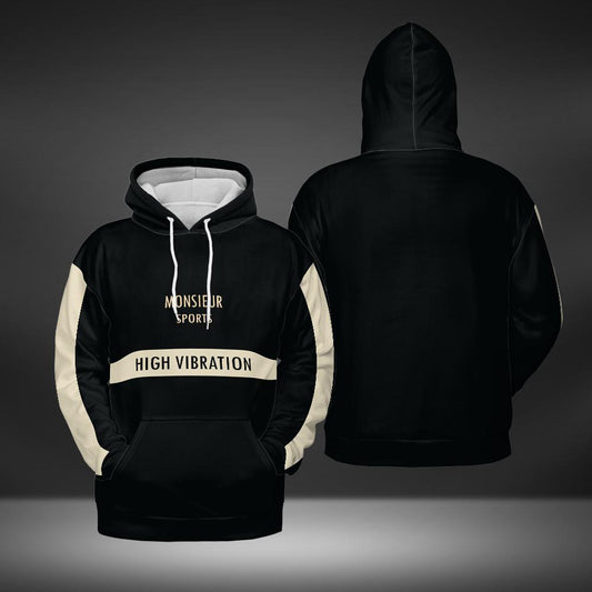 High Vibration 2 Slogan Quote Hoodie