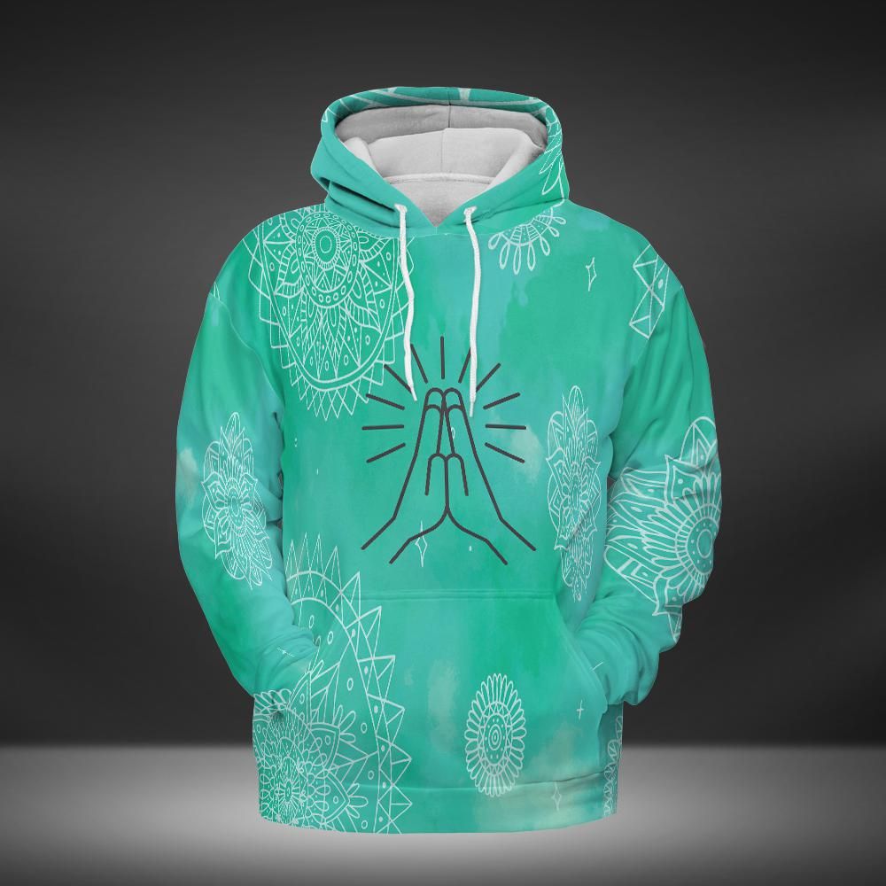 Namaste Green Mantras Hoodie